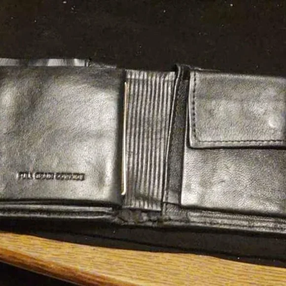 Vintage Men's Black Full Grain. Cowhide Wallet - Picture 5 of 7